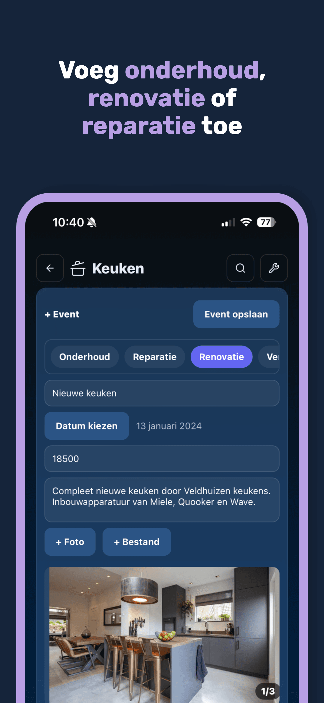 Waarschuwingen en meldingen binnen Domora